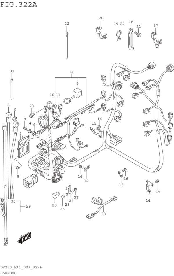 Harness (DF200T DF200Z)