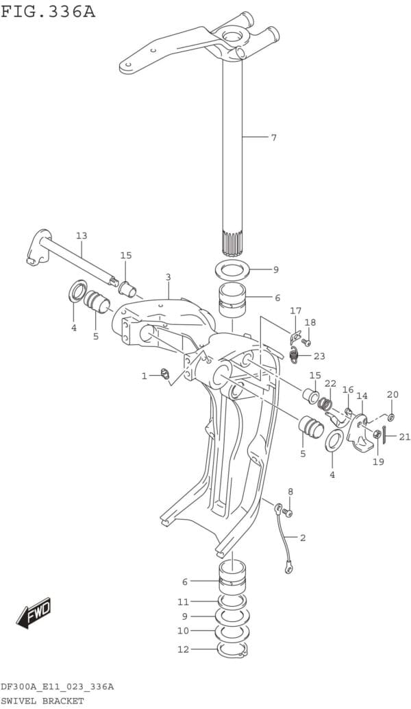 Swivel Bracket (W/TRANSOM(X) W/TRANSOM(XX))