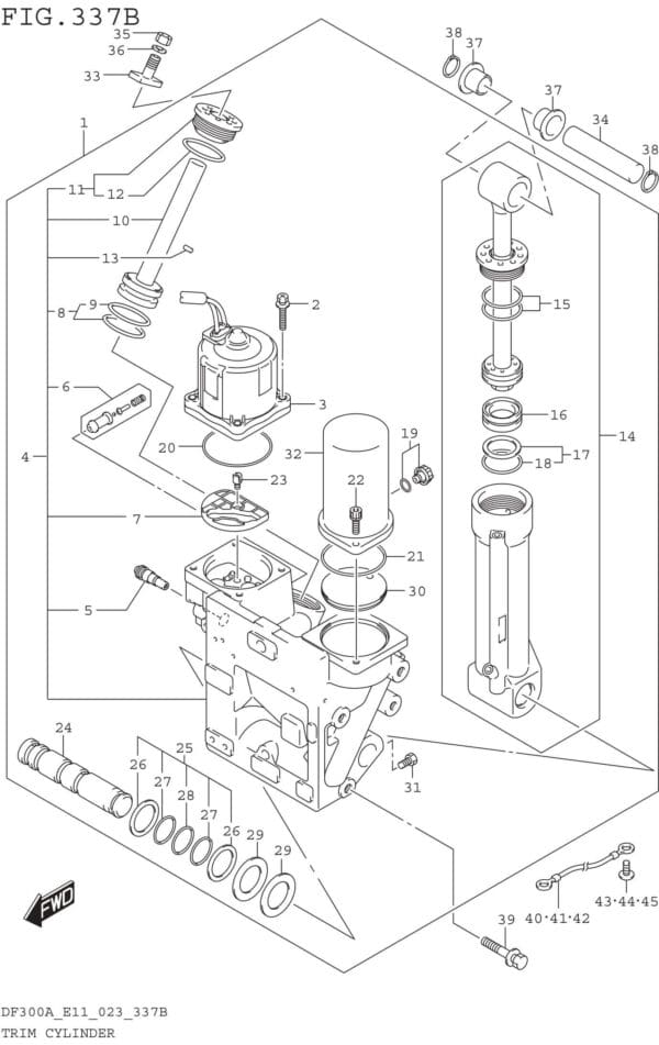 Trim Cylinder (VIEW NOTE)