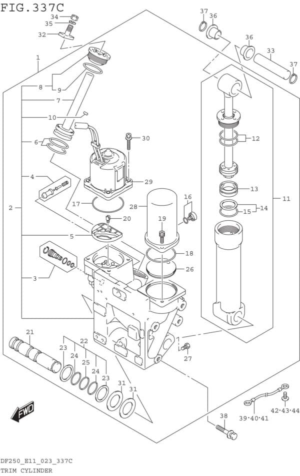 Trim Cylinder (VIEW NOTE)