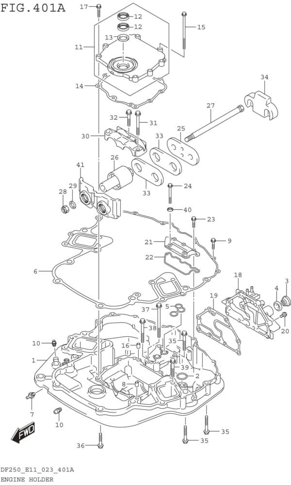 Engine Holder (SEE NOTE)