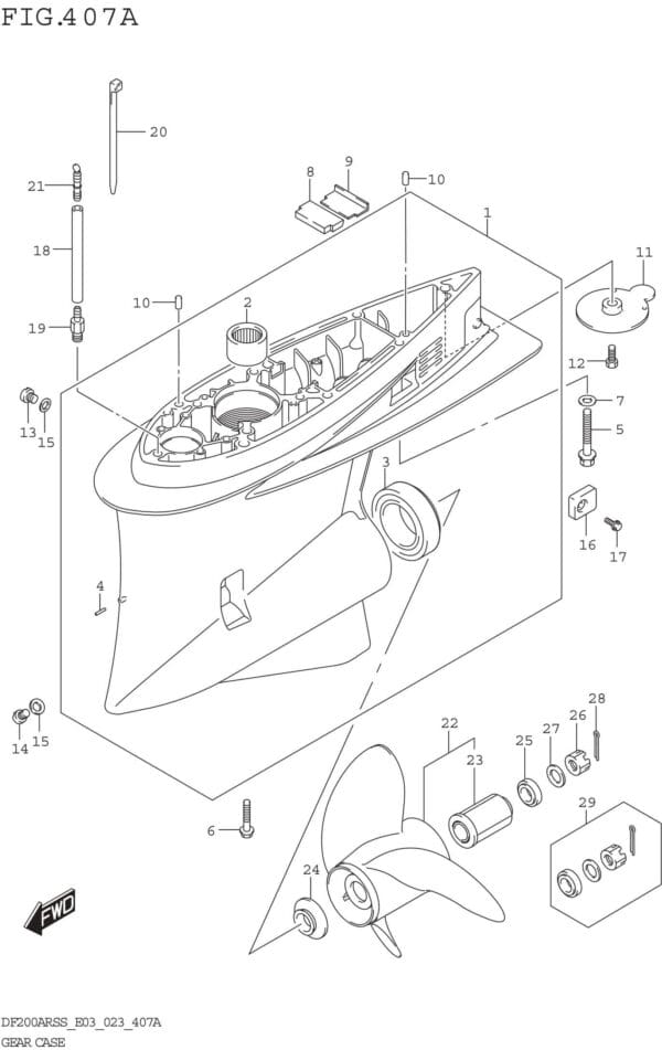 Gear Case (020,021,022)