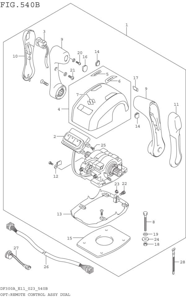 OPT: Remote Control Assy Dual (022 023)