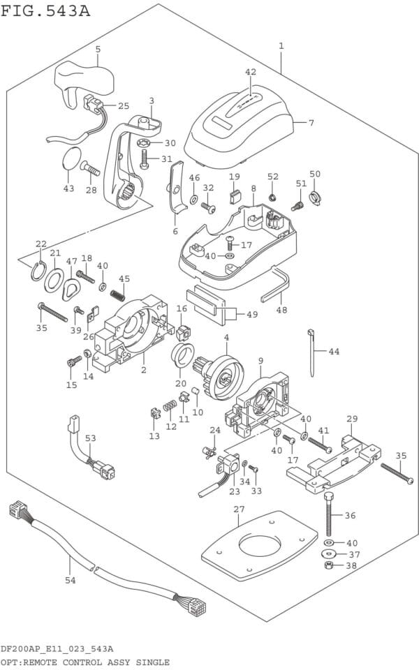 OPT: Remote Control Assy Single (020 021)