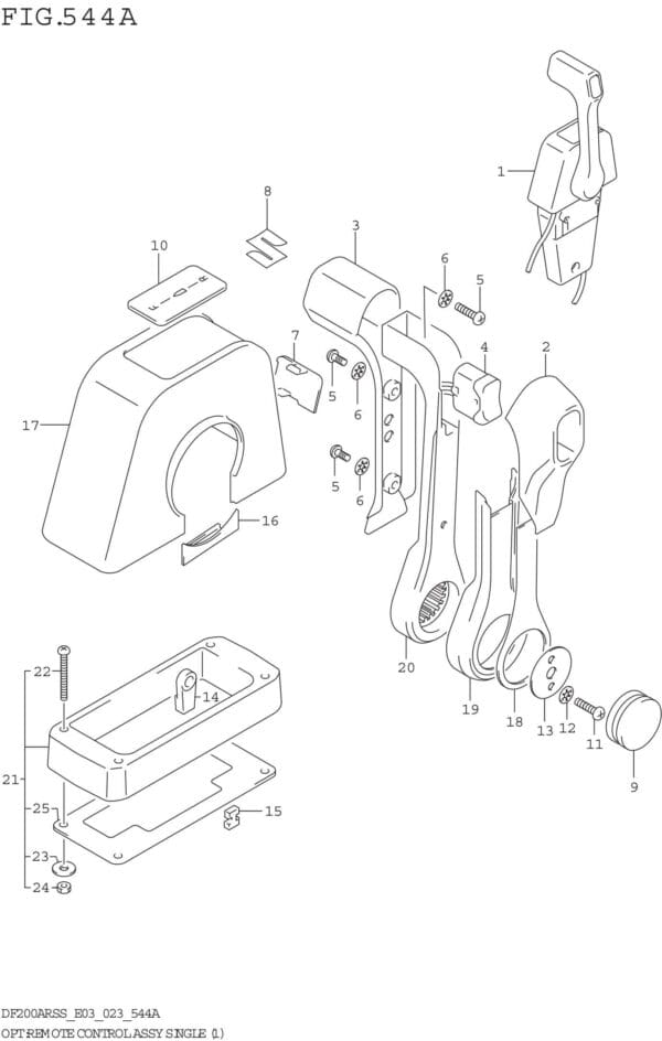 OPT: Remote Control Assy Single (1)