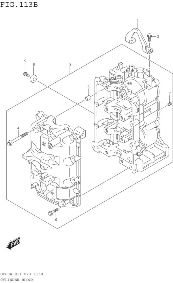 Cylinder Block (022 023)