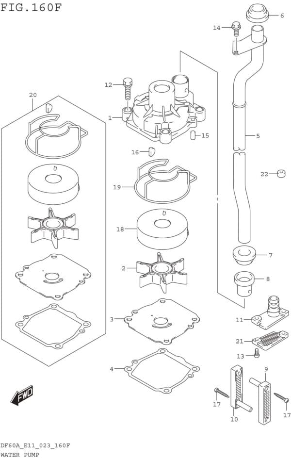 Water Pump ((DF50AVT DF60AVT):E03)