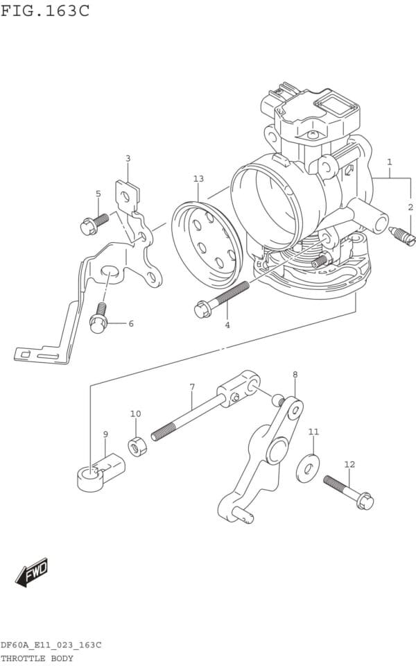 Throttle Body (DF40AST DF40ASVT)