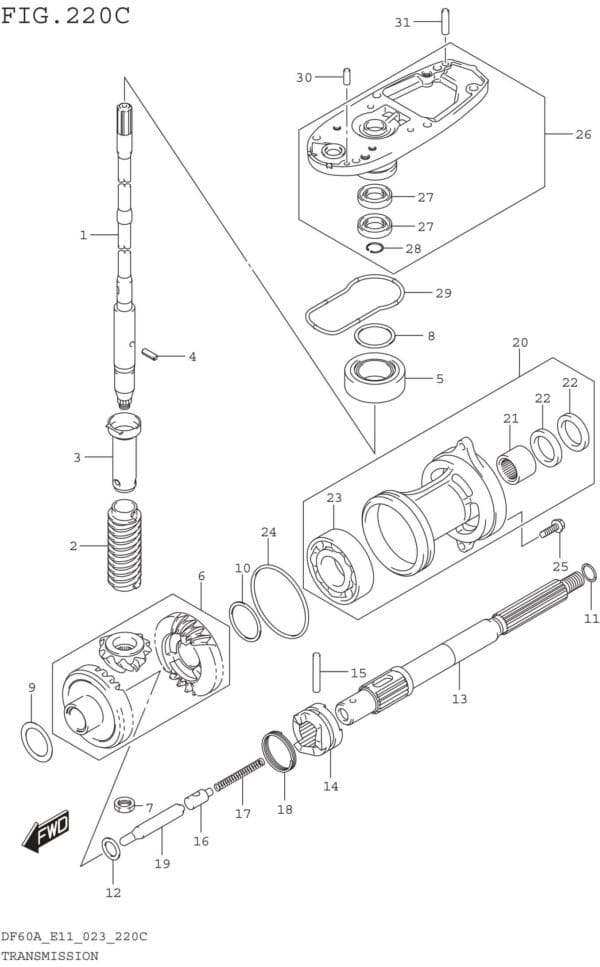 Transmission (DF40AST:E34)