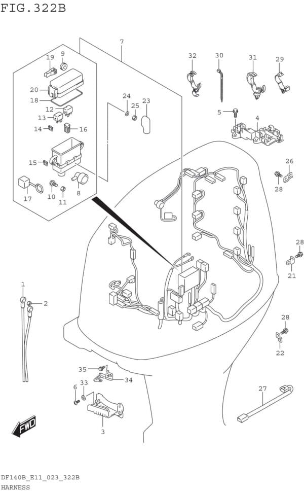 Harness (DF115BT DF115BZ)