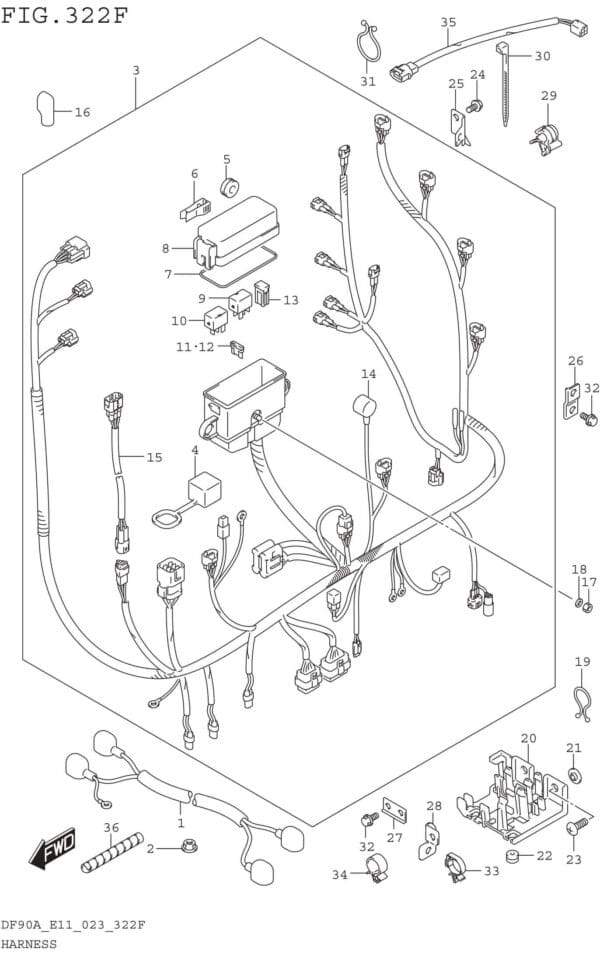 Harness (DF100B:(022 023))
