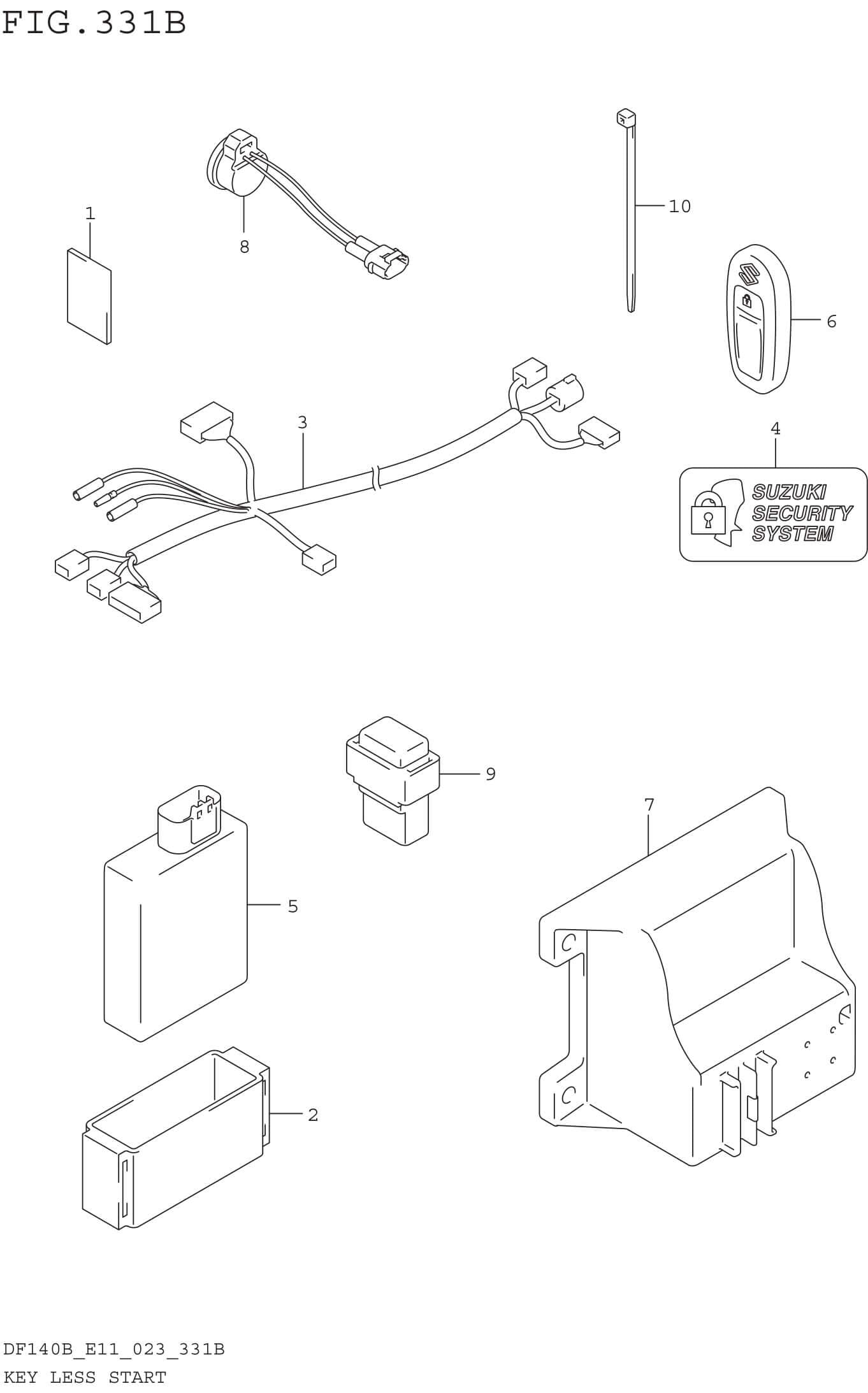 ks0623 ページ Key Less Start (023) | 63023 | Precision Marine