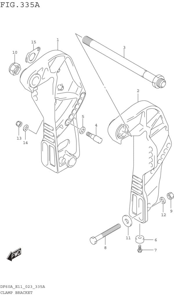 Clamp Bracket (DF40A DF50A)