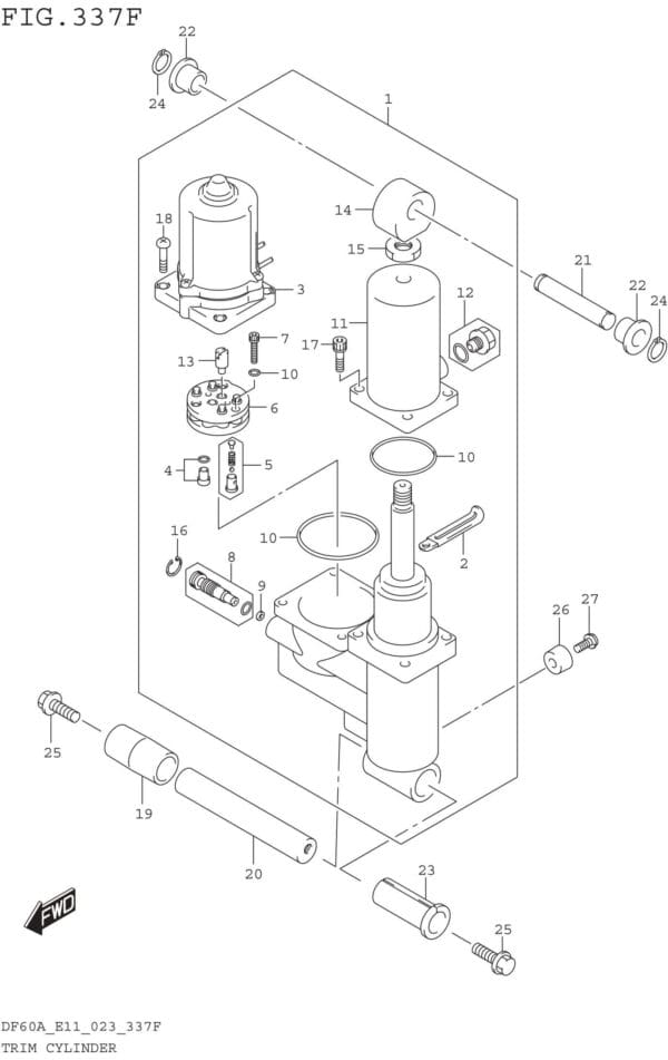 Trim Cylinder (NOTE 1)