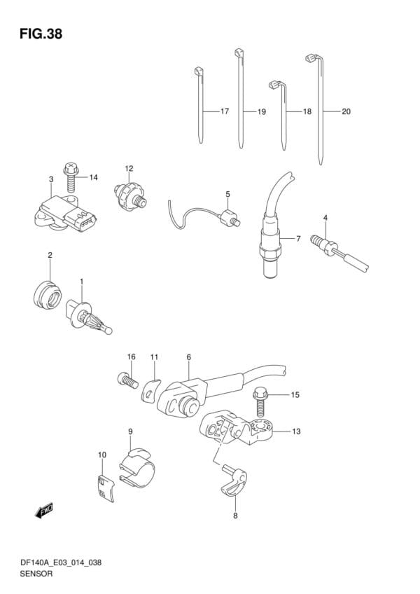 Sensor (DF115AZ E03)