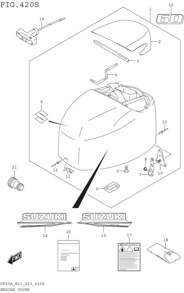 Engine Cover (NOTE)