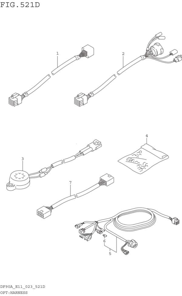 OPT: Harness ((DF70A DF90A):(E03 E11):(020 021))