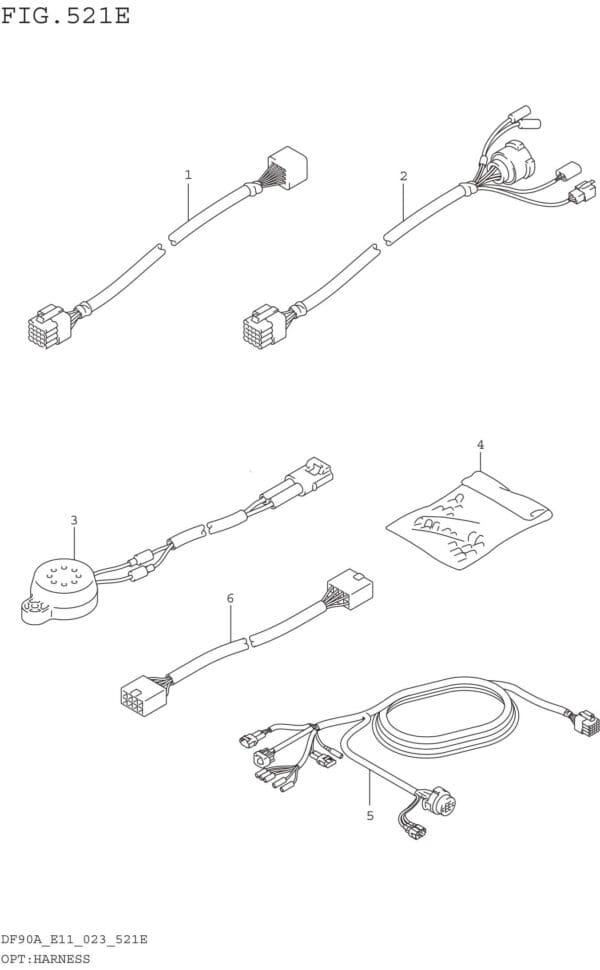 OPT: Harness ((DF70A DF90A):(E03 E11):022)