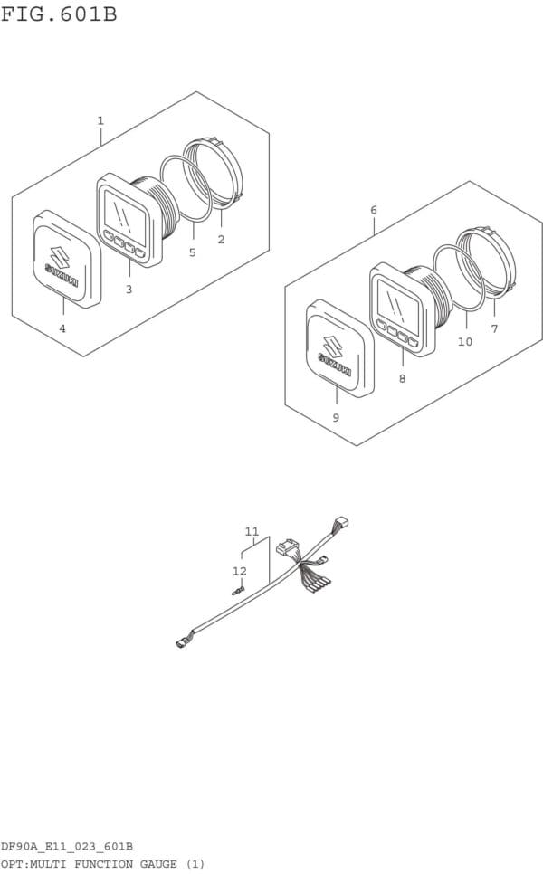 OPT: Multi Function Gauge (1) (SEE NOTE:(22,23))