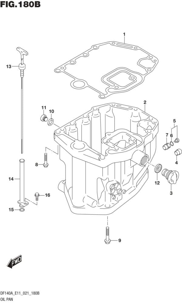 Oil Pan (DF115AT DF115AZ DF140AT DF140AZ)