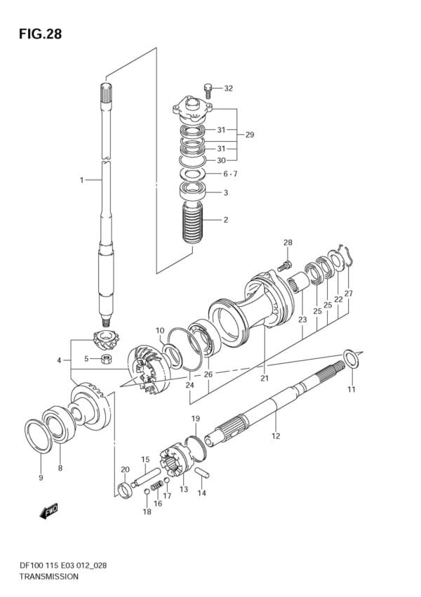 Transmission (DF115T)