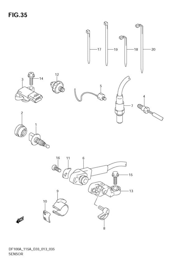 Sensor (DF115AT E03)