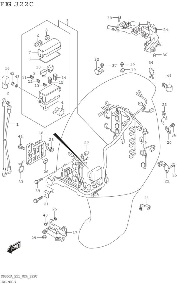 Harness (DF350A DF325A DF300B)