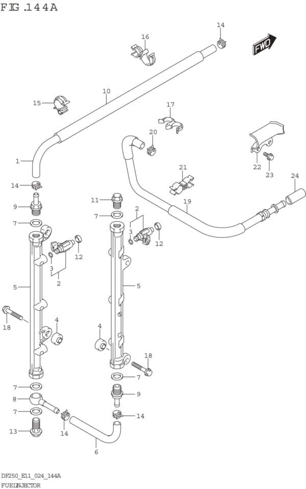 Fuel Injector (SEE NOTE)