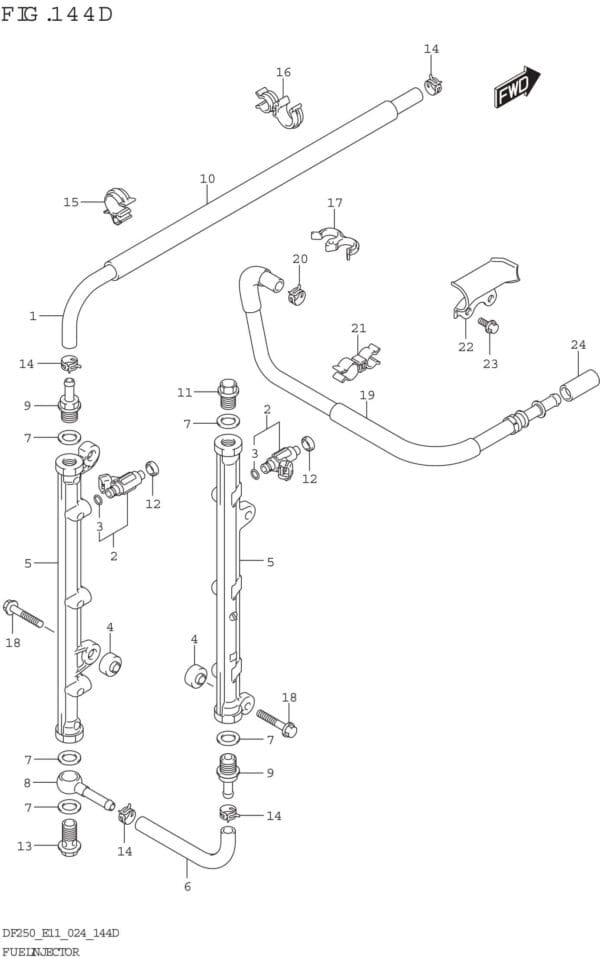 Fuel Injector (SEE NOTE 1)