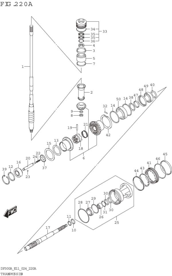 Transmission (DF300A DF250A)