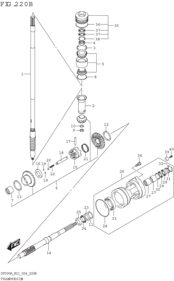 Transmission (DF250ATSS)