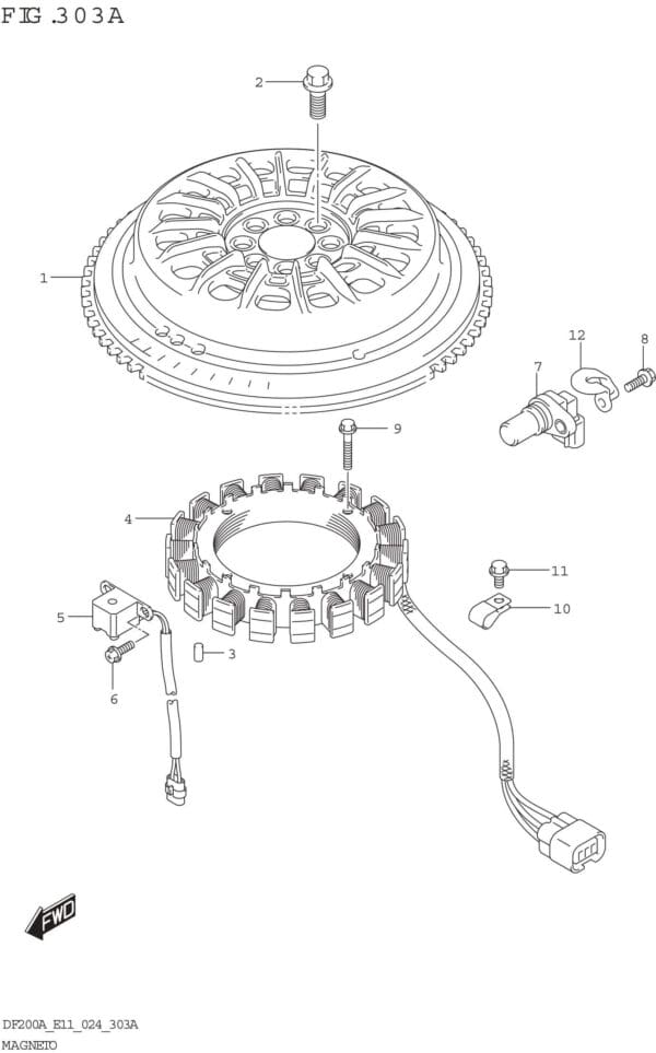 Magneto (DF200AT DF200AZ DF175AT DF175AZ)