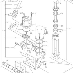 Trim Cylinder (X-TRANSOM XX-TRANSOM)