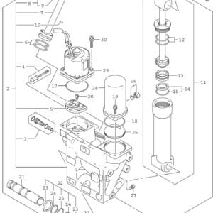 Trim Cylinder (X-TRANSOM XX-TRANSOM)