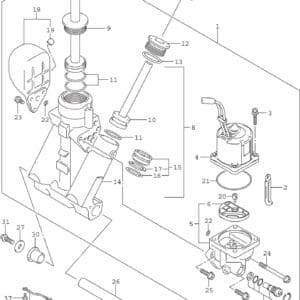 Trim Cylinder (W/TRANSOM(L))