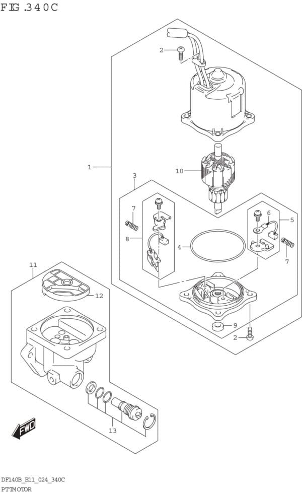 PTT Motor (DF115BSS)