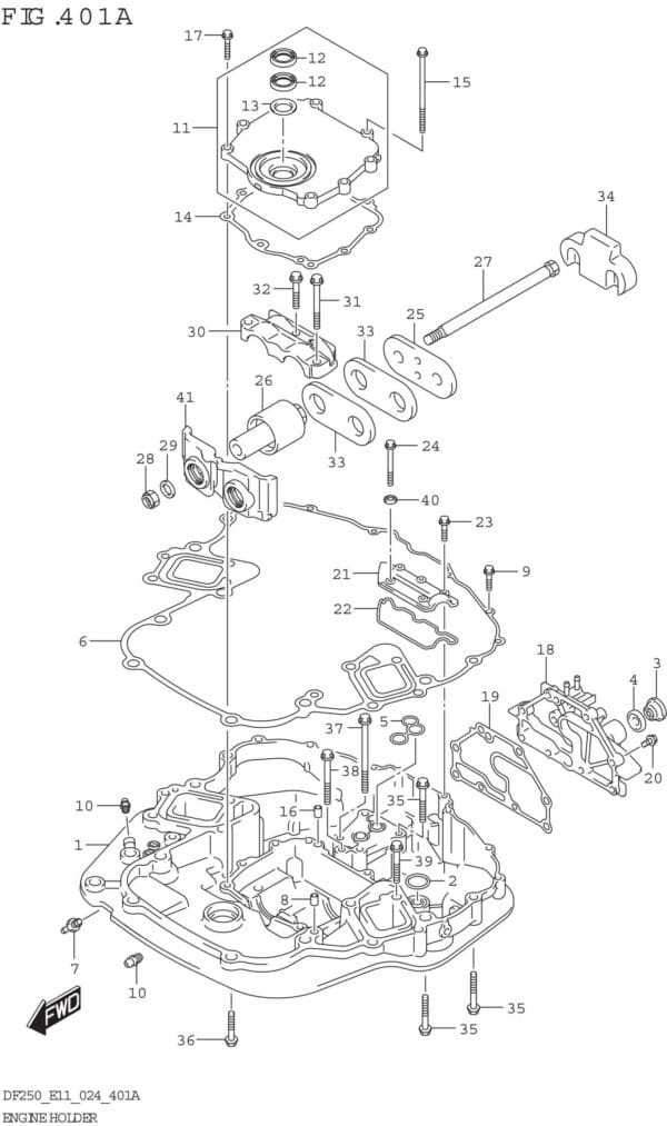 Engine Holder (DF200T)