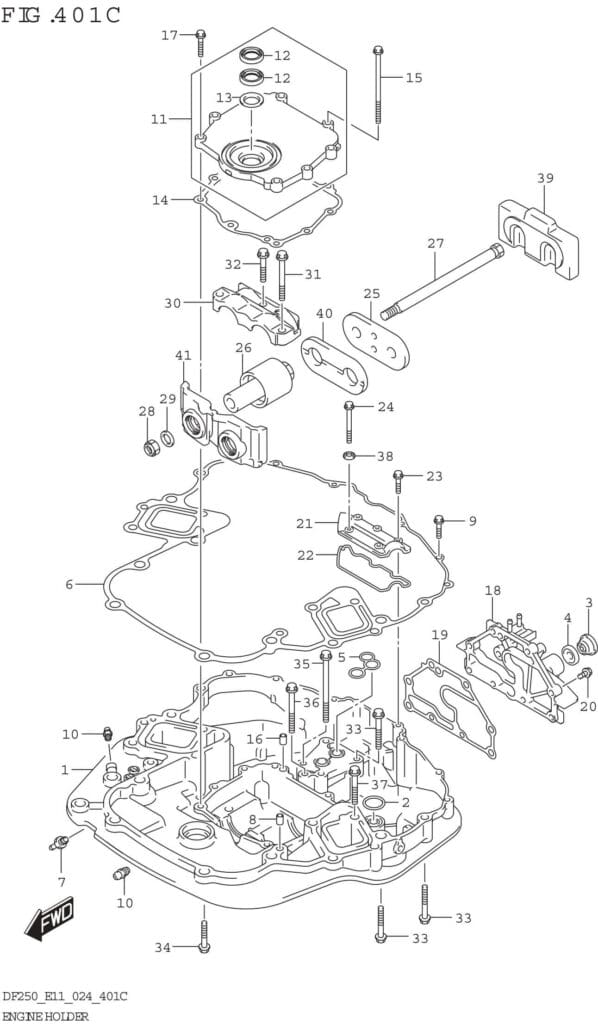 Engine Holder (DF250ST)
