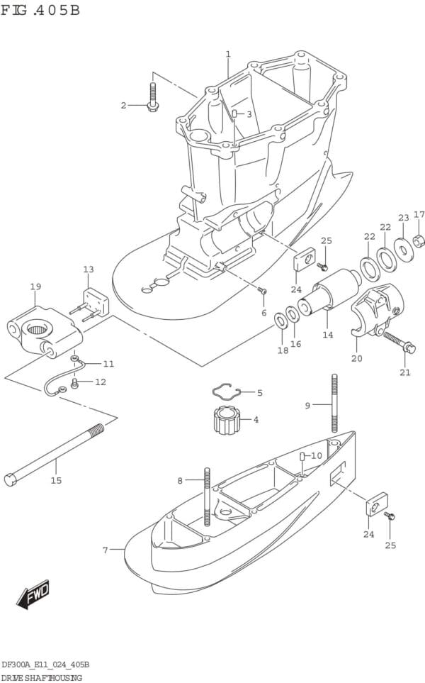 Drive Shaft Housing (XX-TRANSOM)