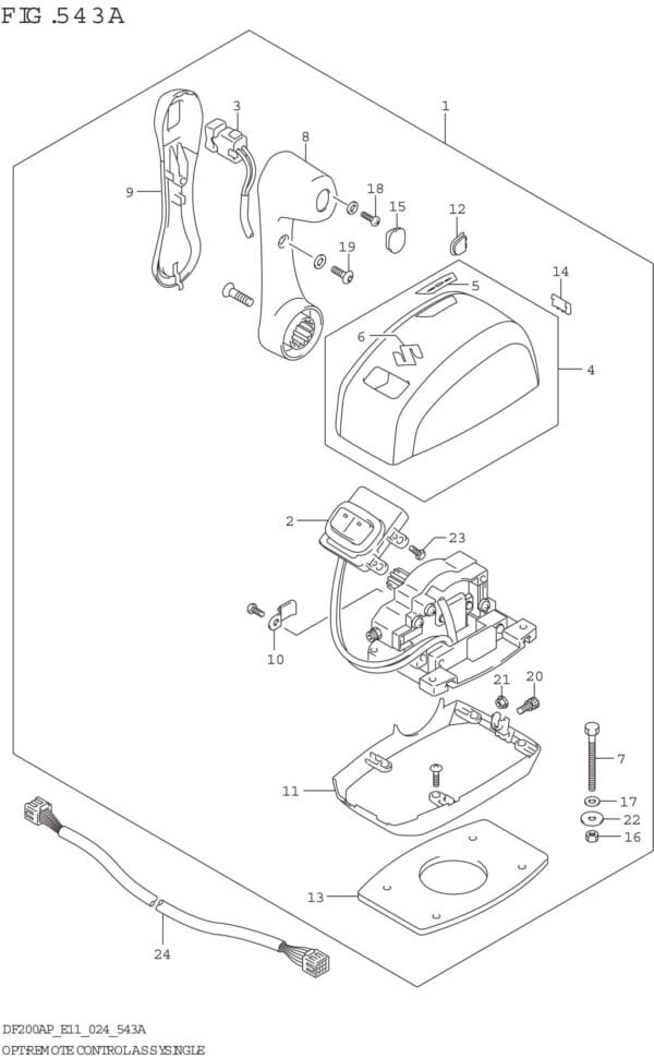 OPT: Remote Control Assy Single