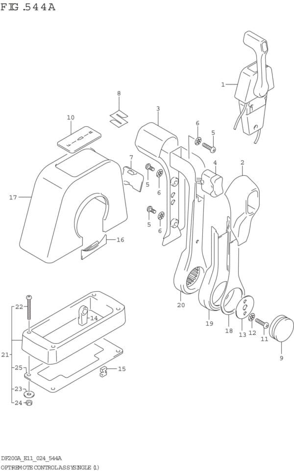 OPT: Remote Control Assy Single (1)