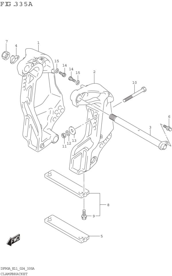 Clamp Bracket (SEE NOTE 1)