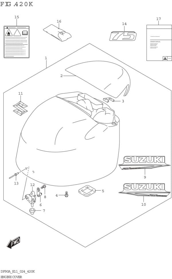 Engine Cover (DF75A)