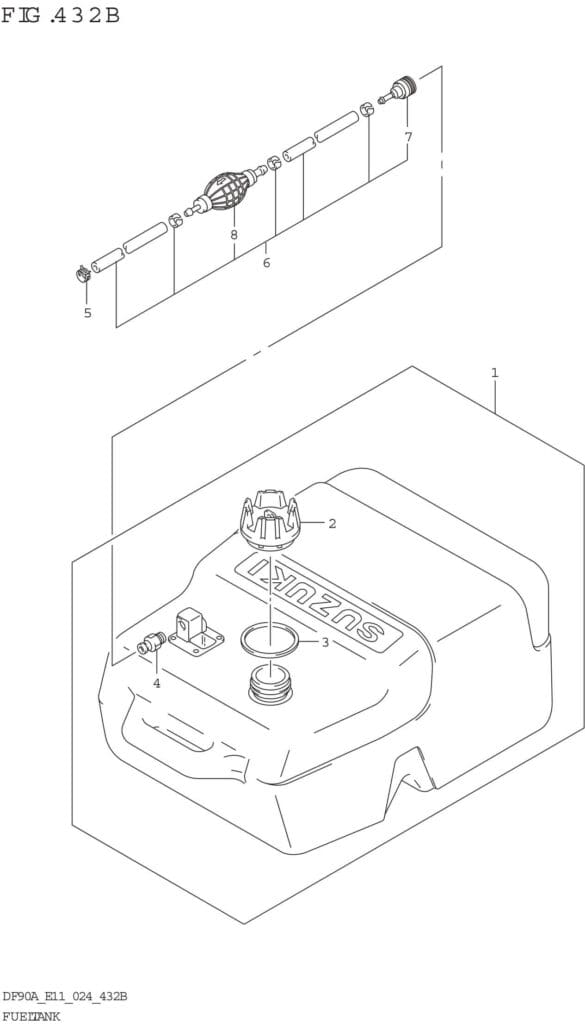 Fuel Tank (SEE NOTE 1)