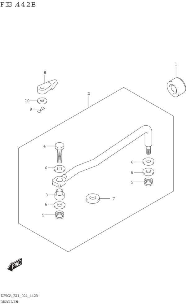 Drag Link (DF70A DF80A DF90A DF100B DF75A)