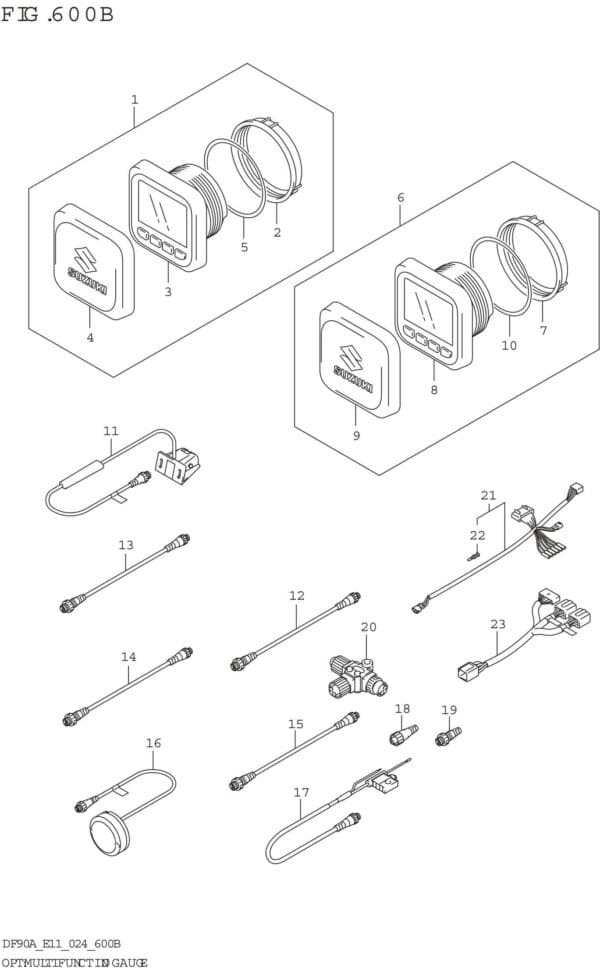 OPT: Multi Function Gauge (DF70ATH DF90ATH)