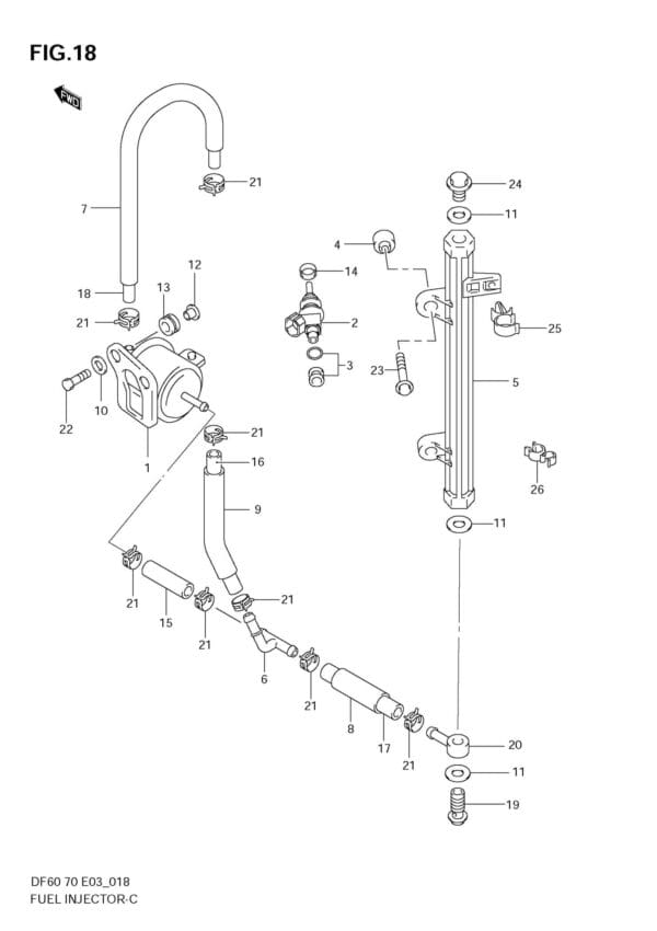 Fuel Injector (SEE NOTE)