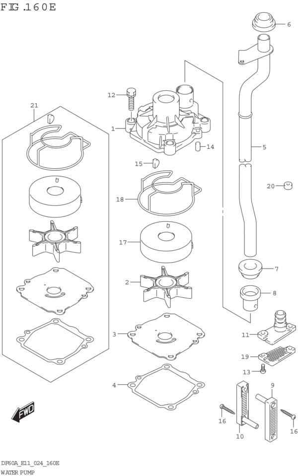 Water Pump (DF60AVTH)