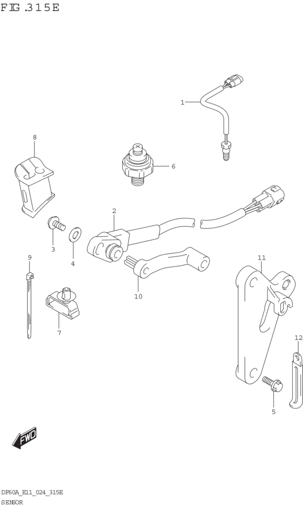 Sensor (DF40A DF40ATH DF50A DF50ATH)