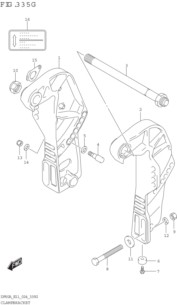 Clamp Bracket (DF60AQH)